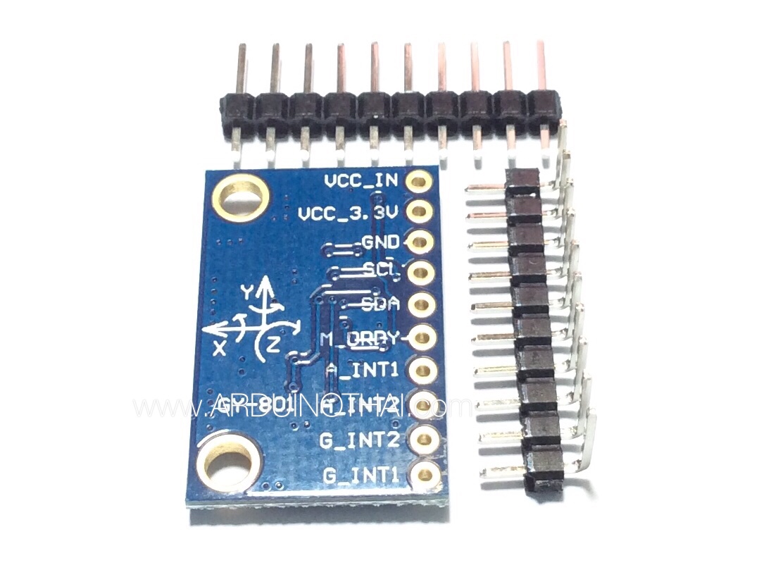 GY-801 10DOF (ADXL345 L3G4200D HMC5883L BMP180)