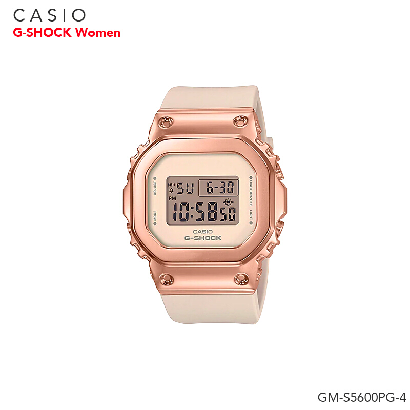 นาฬิกาข้อมือ Casio G-shock Mini สำหรับผู้หญิง GM-S5600 Series รุ่น GM-S5600-1 | GM-S5600G-7 | GM-S5600PG-1 | GM-S5600PG-4