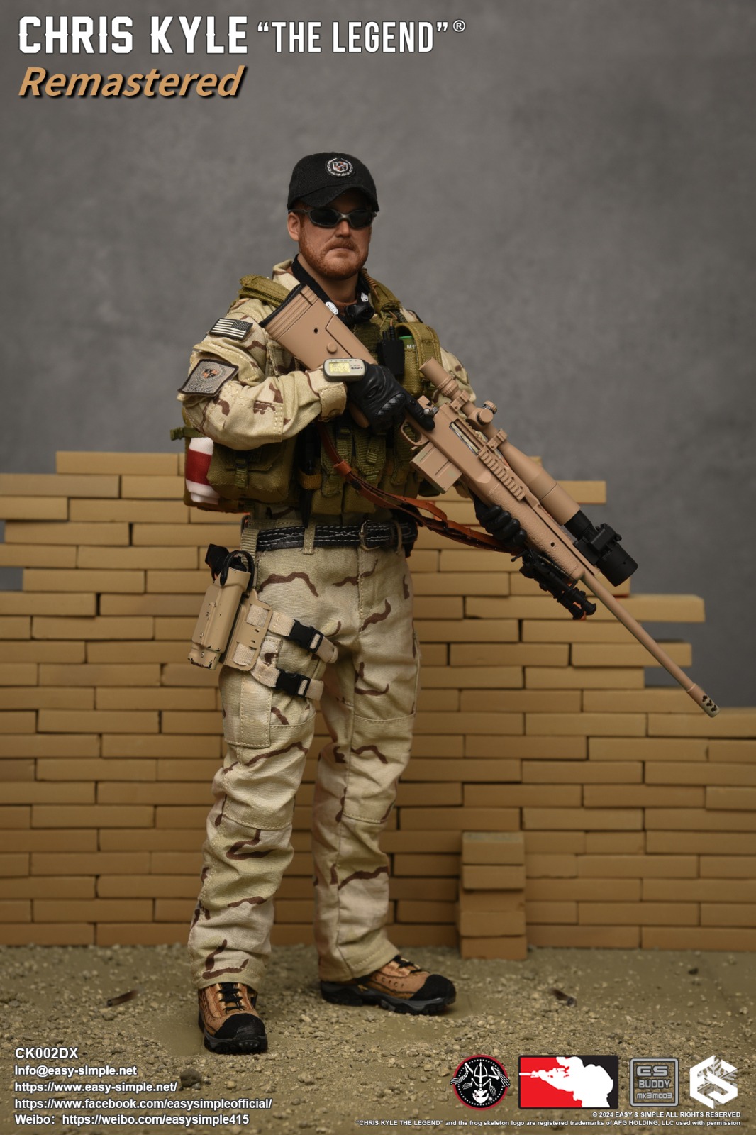 BlackOpsToys X Easy&Simple ES CK002DX Chris Kyle "The Legend" Remastered (Deluxe Version)