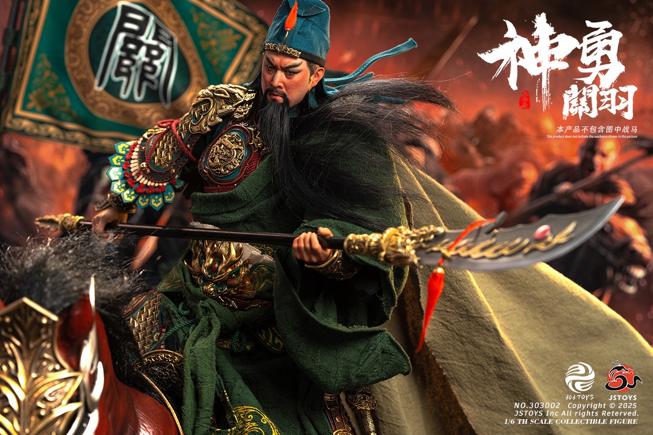 303TOYS x JSTOYS NO.303002 THREE KINDOMS - Mighty Guan Yu Yun Chang (Exclusive Edition)