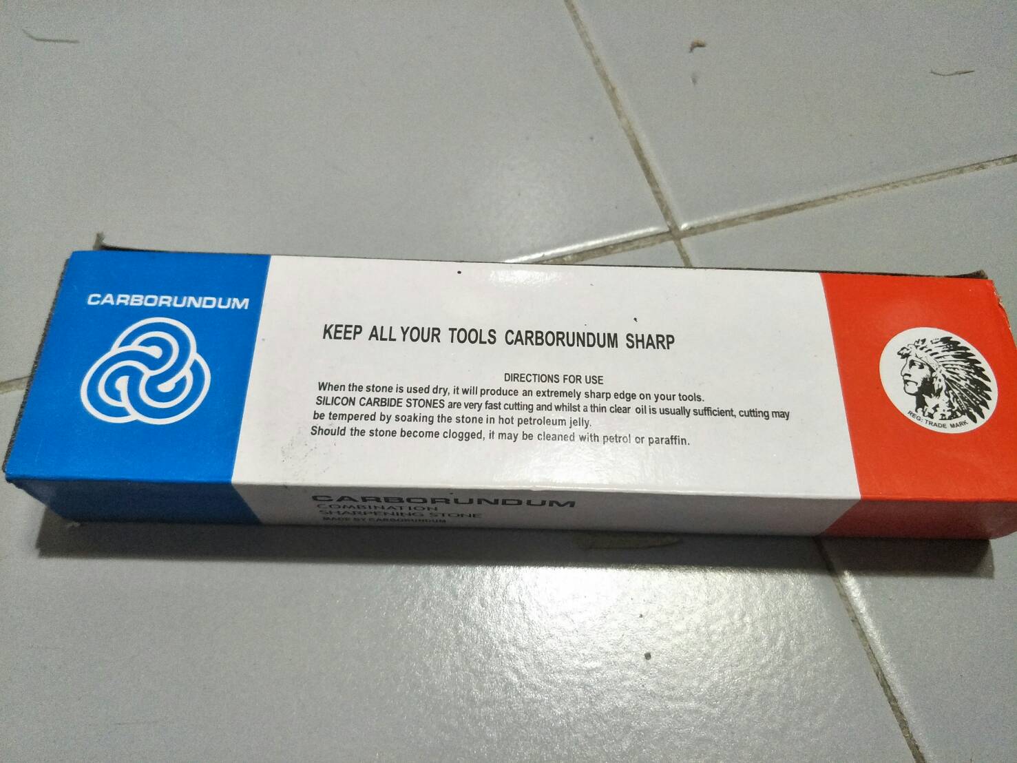 S01 หินลับมีดตราคนป่าขนาด 8 นิ้ว