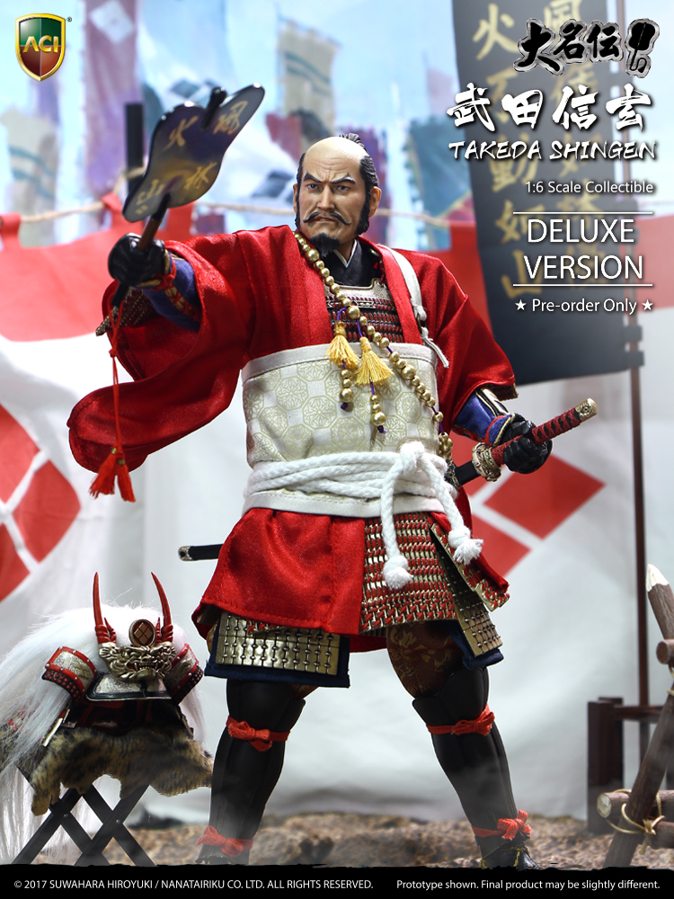 ACI Toys ACI-32SP 1/6 TAKEDA SHINGEN (Suwahara Hiroyuki's Daimyo Series)