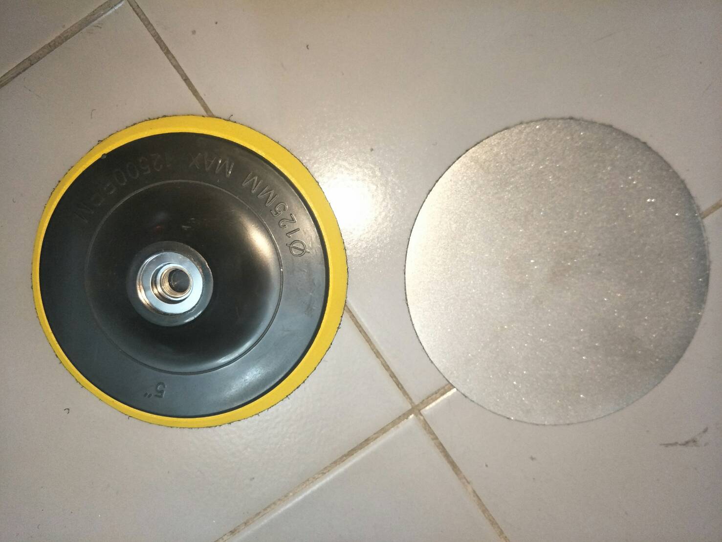 DG01 ใบเจียรเพชรหลังผ้า 5 นิ้ว ชุด 2 ใบ