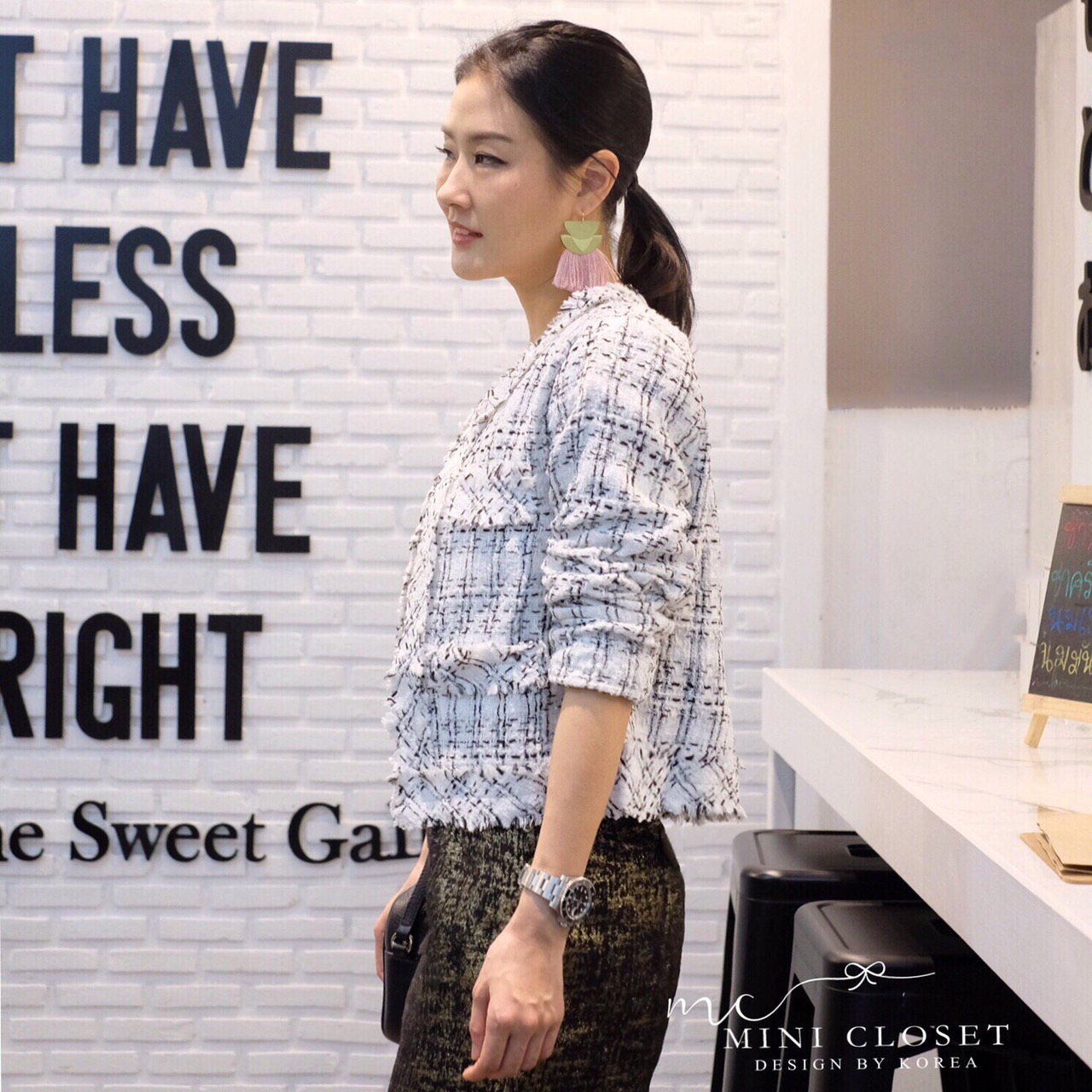 Blazer เบลเซอร์ เสื้อคลุมผ้าทวีต สไตล์ชาแนล