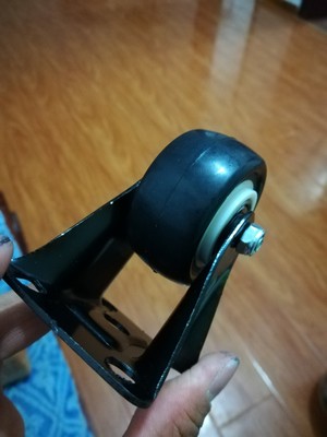 OT74 ลูกล้อเอนกประสงค์ รุ่นฐานตายตัว ไม่มีเบรค ขนาด 1.5 นิ้ว สำหรับ DIY รถเข็น เก้าอี้ ฯลฯ