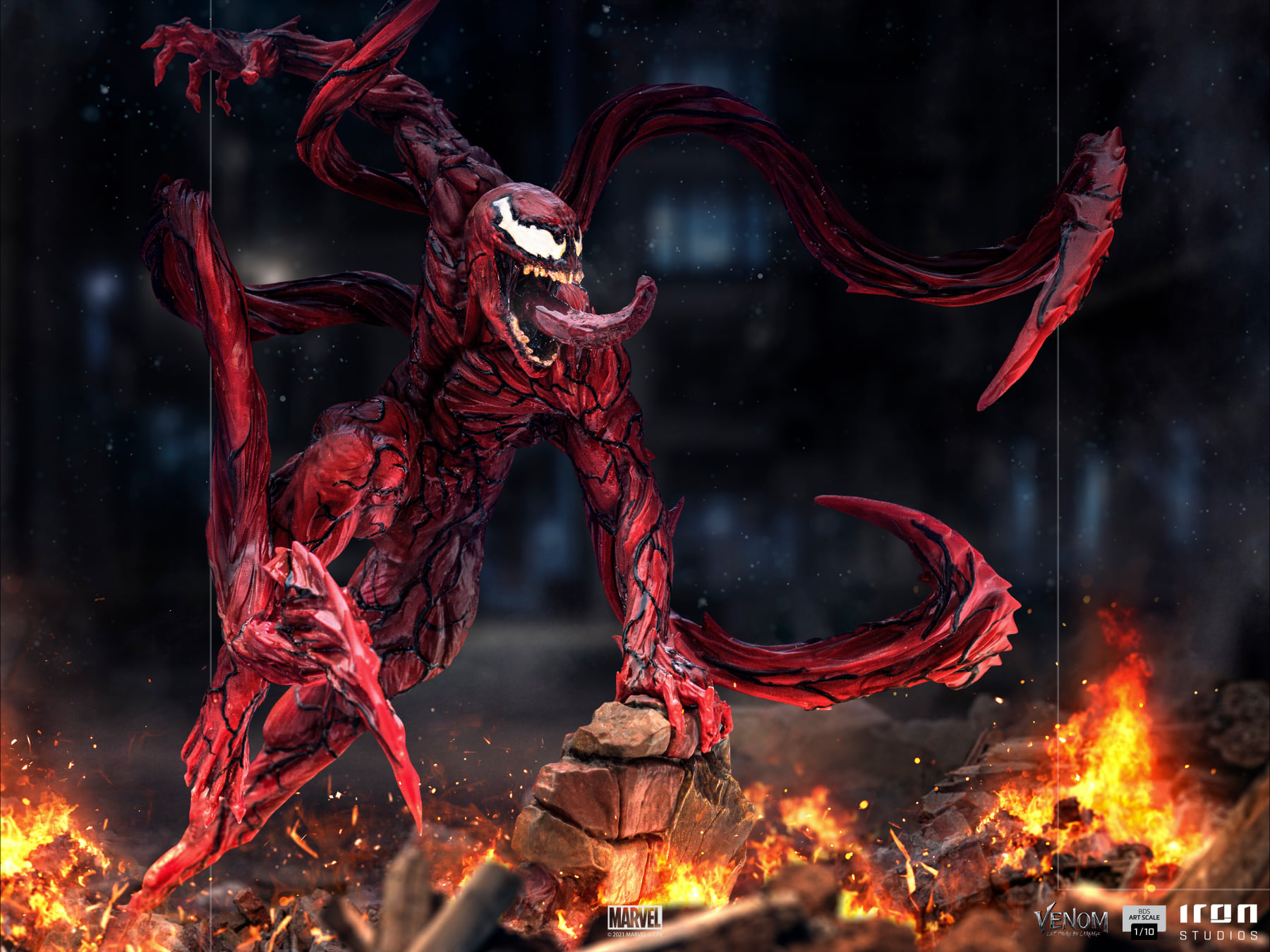 Iron Studios BDS Art Scale 1/10 Venom: Let There Be Carnage - Carnage