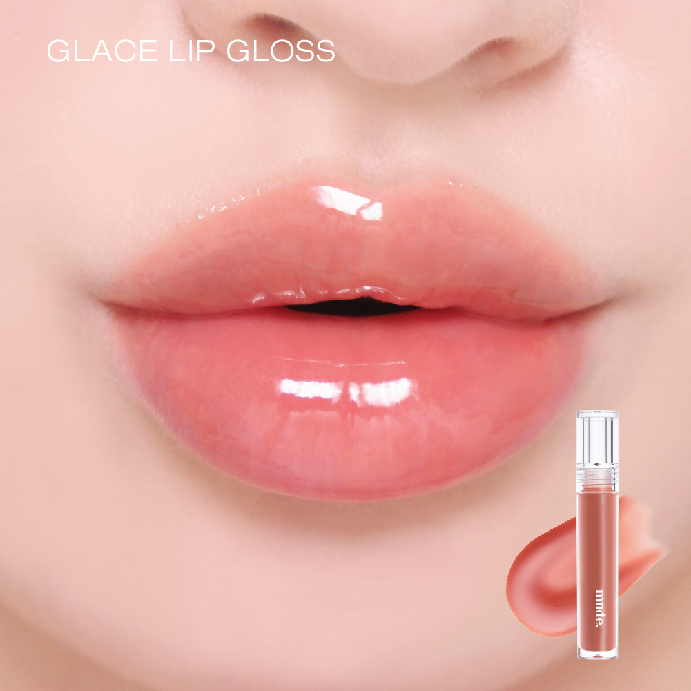 MUDE GLACE LIP GLOSS 01 PINK ADE 4.1G. (ลิปกลอส)