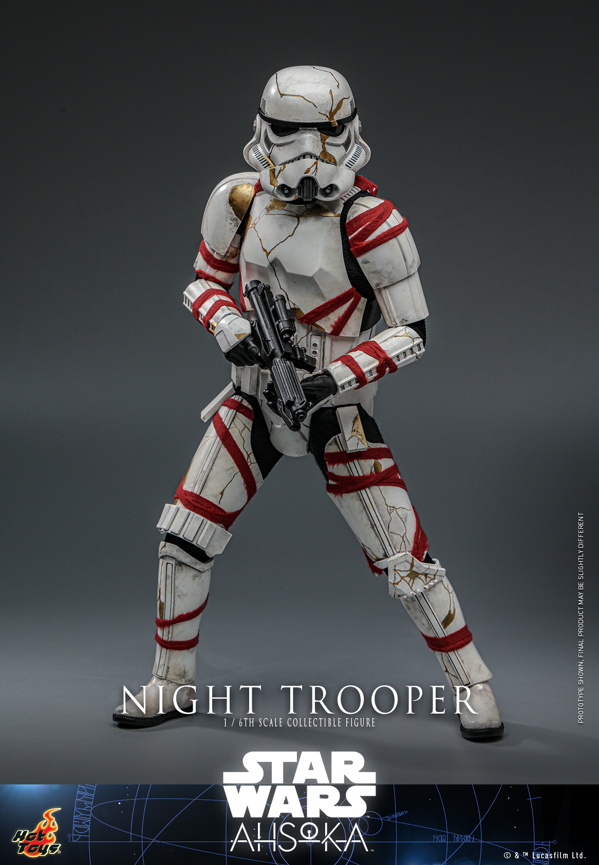 Hot Toys TMS121 1/6 Star Wars: Ahsoka™ - Night Trooper™