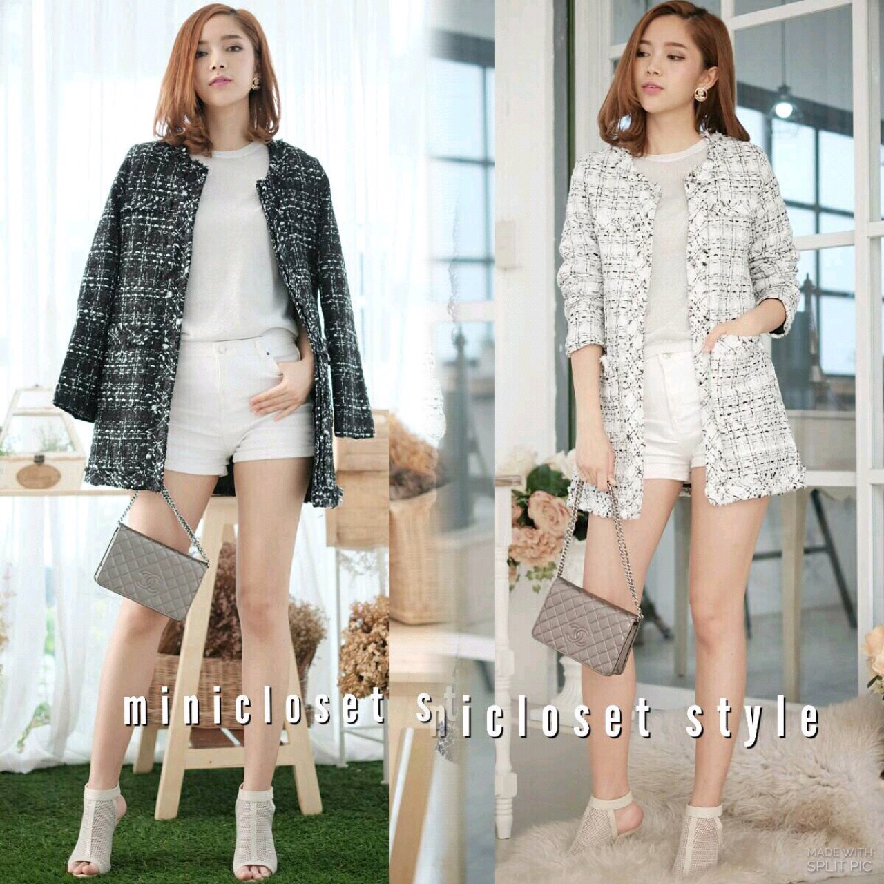 เสื้อคลุมผ้าทวีตชาแนลตัวยาว มีซับในทั้งตัว คุ้มค่าราคาที่สุดในสามโลก