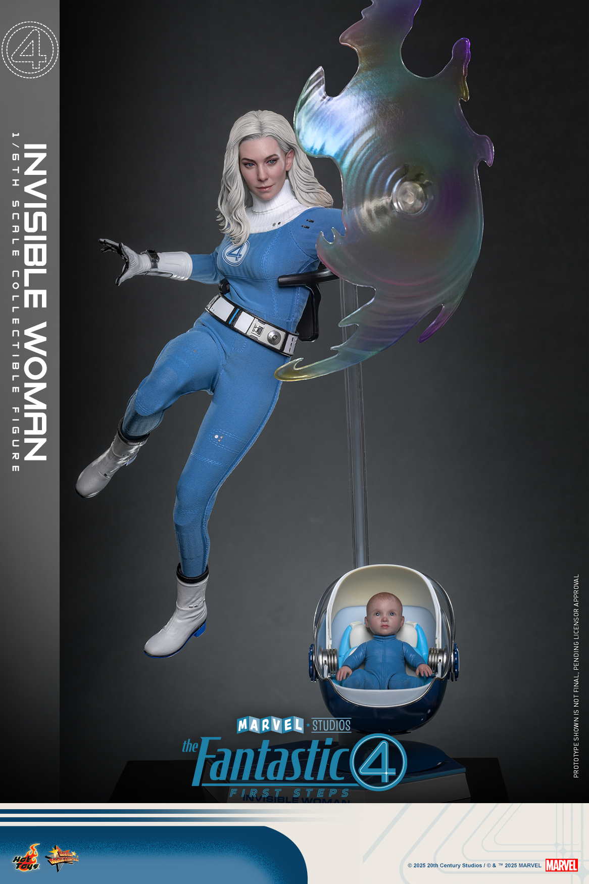 Hot Toys MMS823 The Fantastic Four: First Steps - Invisible Woman