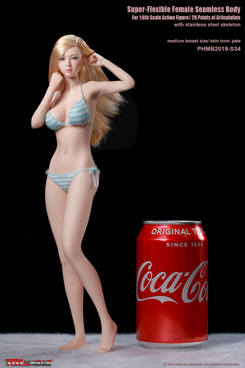 TBLeague S34 S35 1/6 Super-Flexible Female Seamless Body