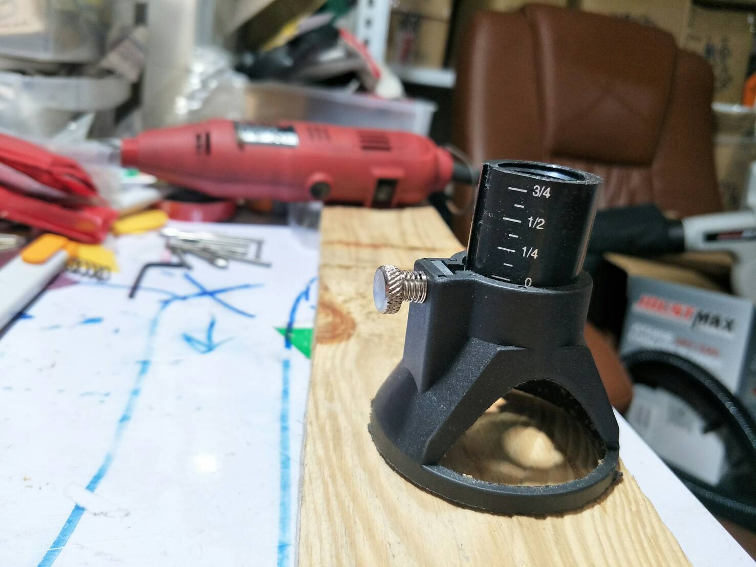 AD11 ตัวแปลงเครื่องเจียรสายอ่อน/เครื่องเจียร Dremel/ ให้เป็นทริมเมอร์ +ชุดดอกสว่าน + ดอกเจียรไม้