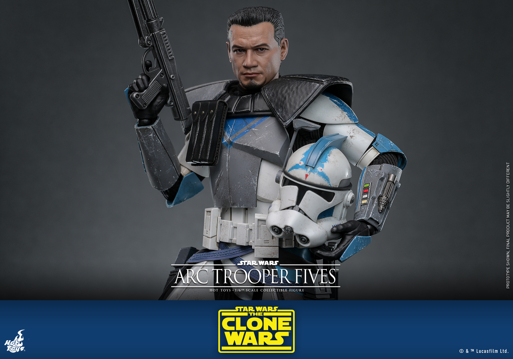 Hot Toys TMS132 Star Wars: The Clone Wars - Arc Trooper Fives