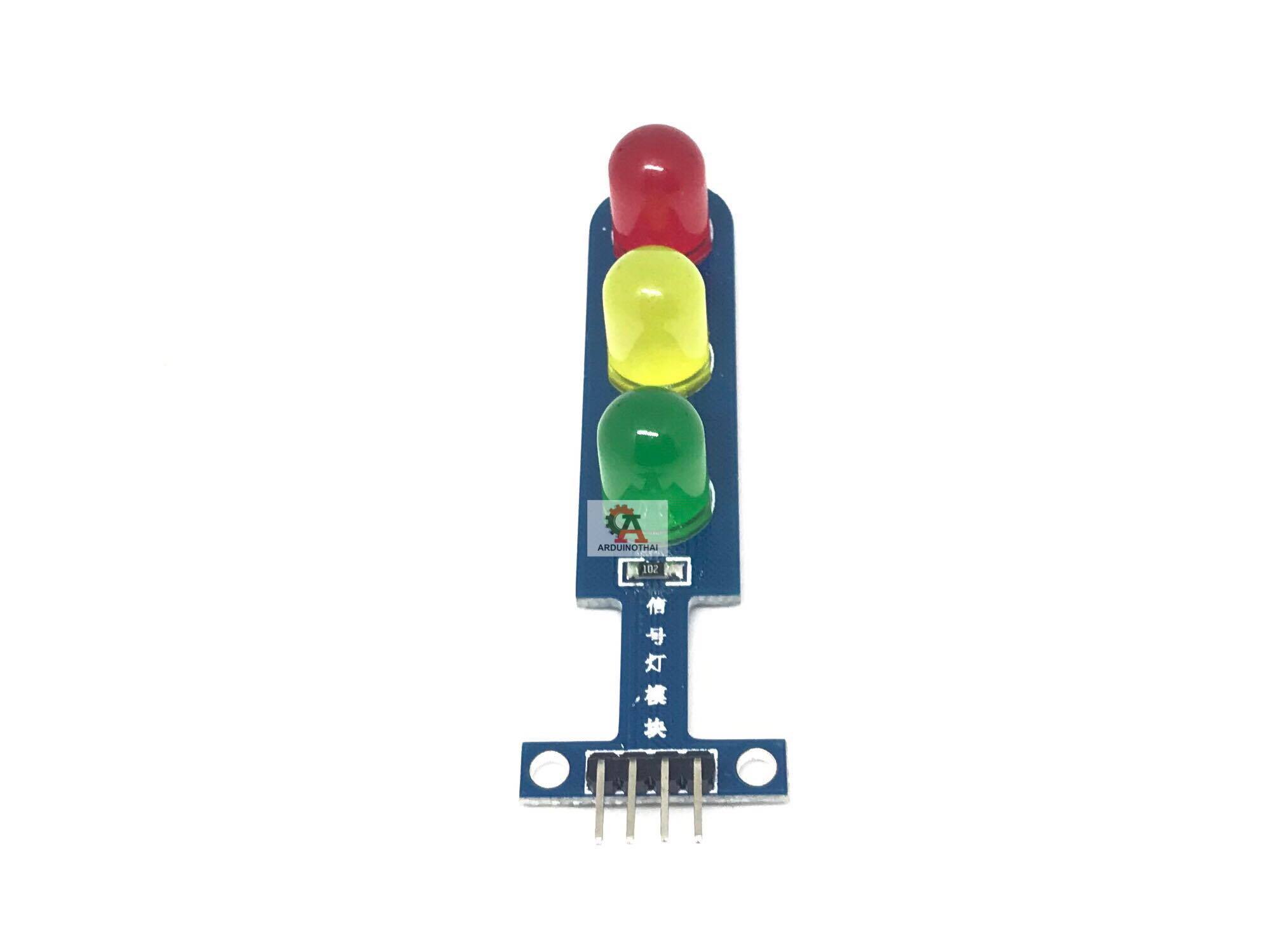 โมดูล LED เขียวเหลืองแดง 10 mm (ไฟจราจร)