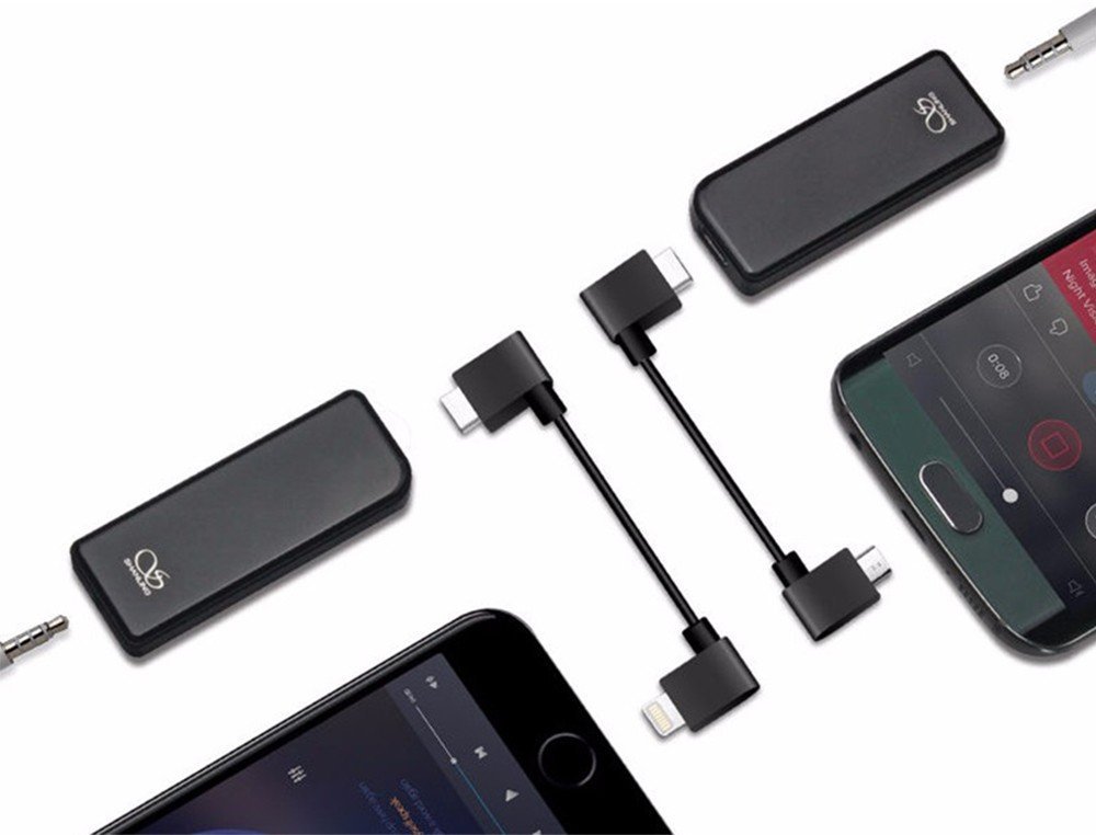 ขาย Shanling UP DAC จิ๋วชิป ES9018K2M และMAX97 ถอดรหัส DSD ได้ รองรับ iOS , Android , USB-C