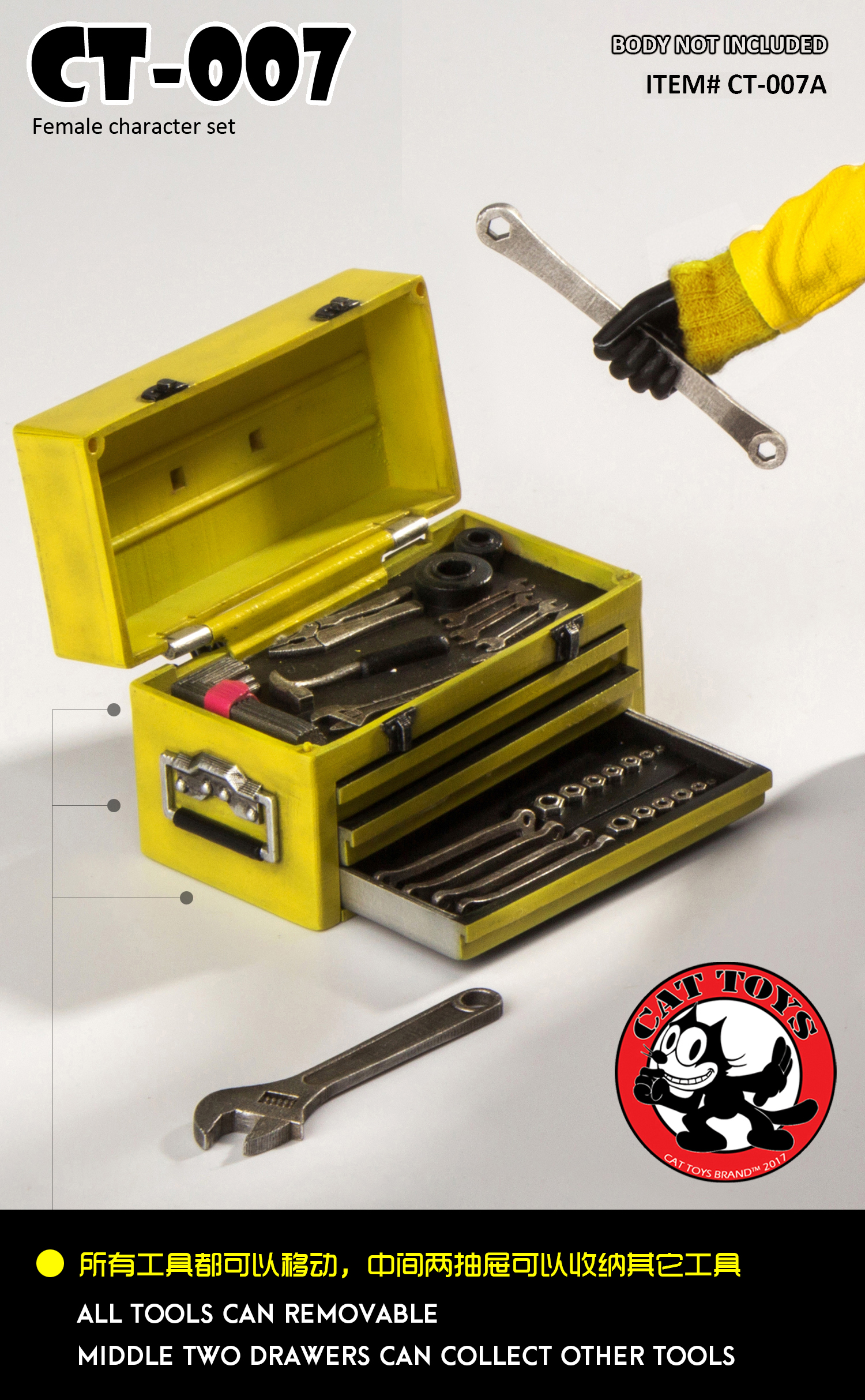 CAT TOYS CT007A / CT007B Repairman suit with head