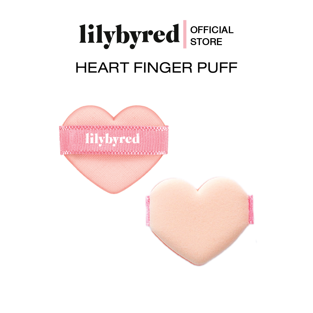 LILYBYRED HEART FINGER PUFF (2ชิ้น)