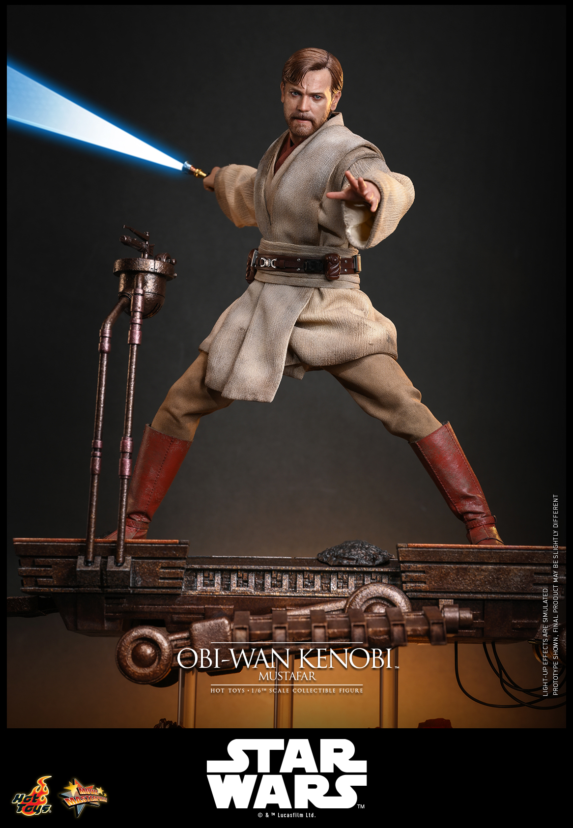 Hot Toys MMS843 Star Wars: Revenge of the Sith - Obi-Wan Kenobi (Mustafar)