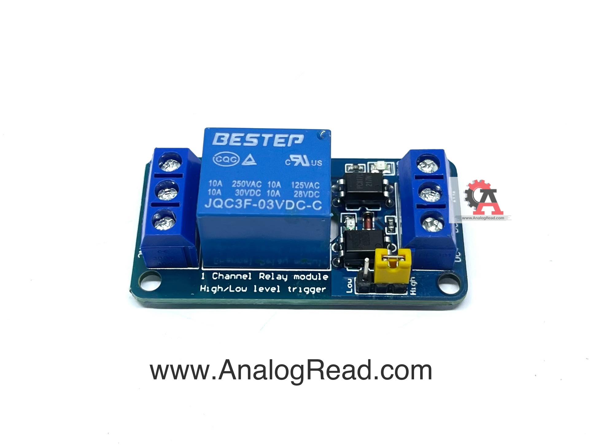 1Channel Active H/L 3V OptoCoupler Relay Module