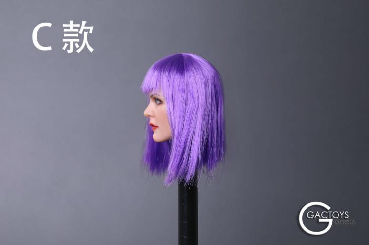 GACTOYS GC019A,C,D,E,F European and American Cold Female Head