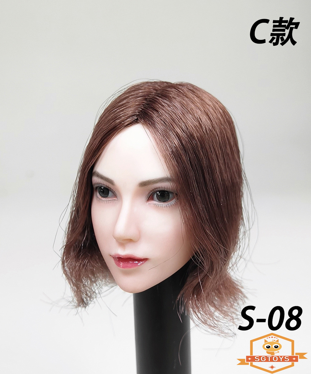 SGTOYS S-08 Female head carving