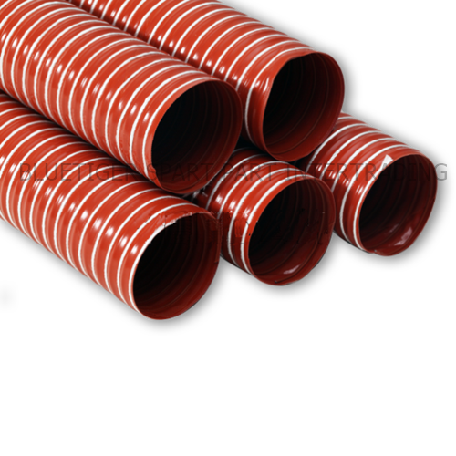 ท่อไฟเบอร์เคลือบ ซิลิโคน 1 ชั้น (สีส้ม)