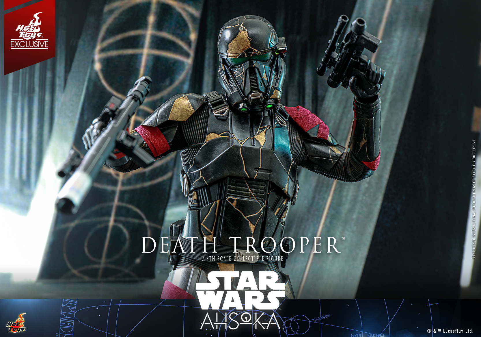 Hot Toys TMS134 Star Wars: Ahsoka - Death Trooper [Hot Toys Exclusive]