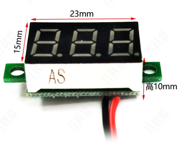 EA10 วงจรวัดโวล์ท 4.5-30V DC **** เลือกสีก่อนสั่ง