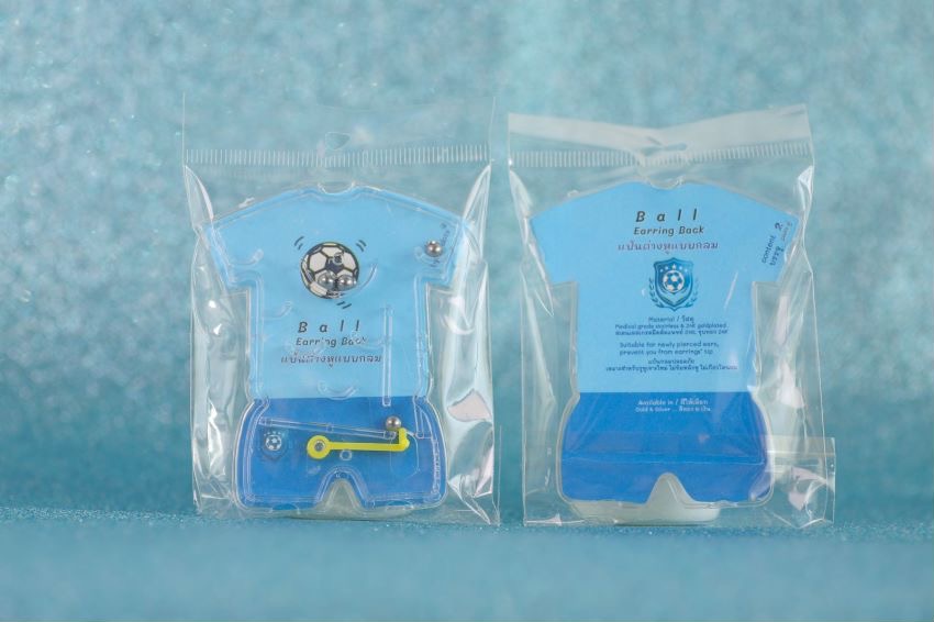 *กดติดตามมีส่วนลด* แป้นต่างหูหมุดกลม แป้นตันไม่ทิ่มหลังหู สแตนเลสเกรดการแพทย์ (2 คู่/แพค) มีให้เลือกสีทอง/เงิน_EB008