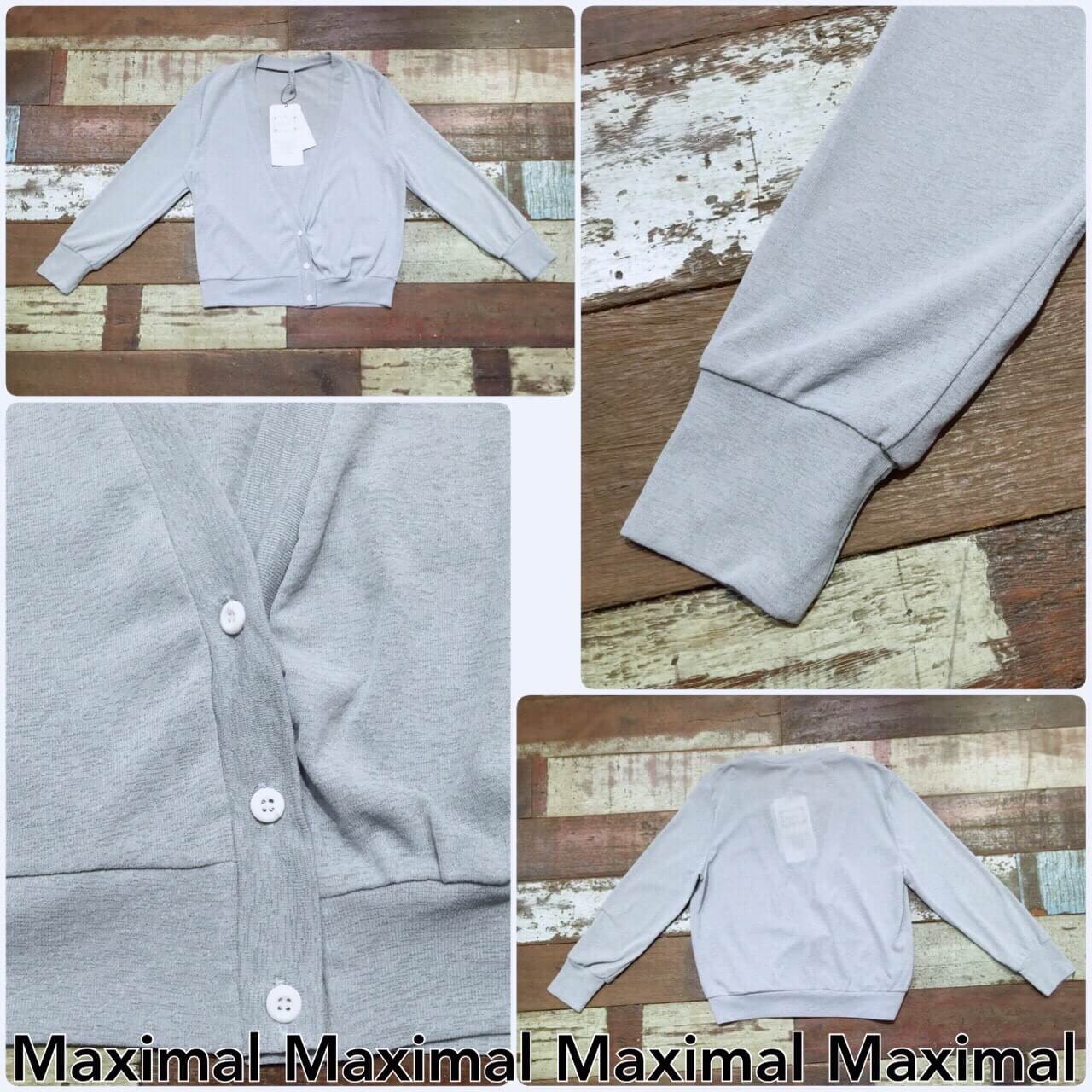 Recommended!!ใหม่ล่าสุด เสื้อคลุมคาดิแกนแขนจั้ม เนื้อผ้าบางยืดหยุ่นสวมใส่สบายในการตัดเย็บพิเศษอย่างดี