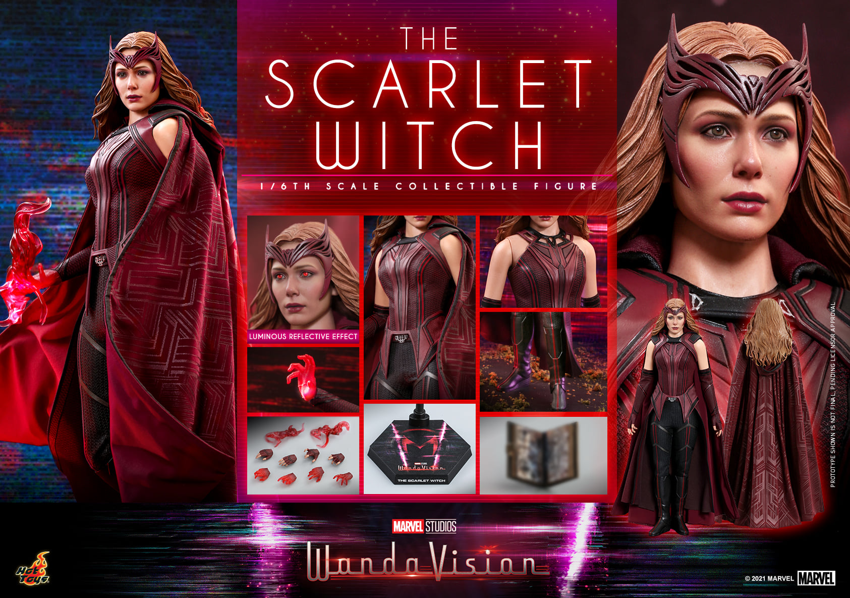 Hot Toys TMS036 1/6 WandaVision - The Scarlet Witch