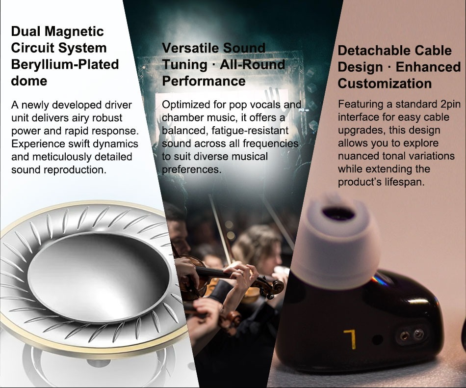 <PreOrder> VE UA Guangzhi หูฟัง IEMs ไดรเวอร์ Dynamic ไดอะแฟรมชุบเบริลเลียม ประกันศูนย์ไทย