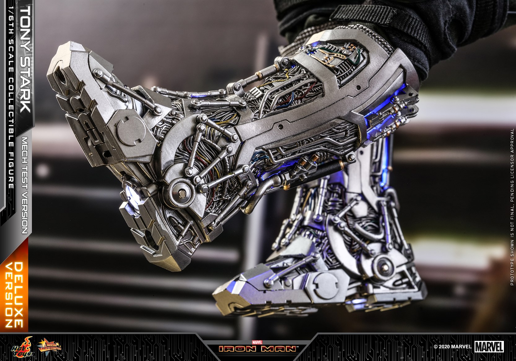 Hot Toys MMS582B 1/6 Iron Man - Tony Stark (Mech Test Version) (Deluxe Version) (Special Edition Bonus)