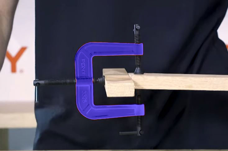 CP18 แคลมป์ 3 ทาง 2 นิ้ว งานไม้ เหล็ก แข็งแรง