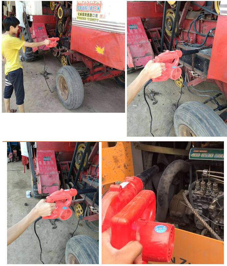 ES08 เครื่องเป่าลม โบลวเวอร์ใช้ไฟแบตเตอรี่ 12 v กำลังไฟ 600 วัตต์