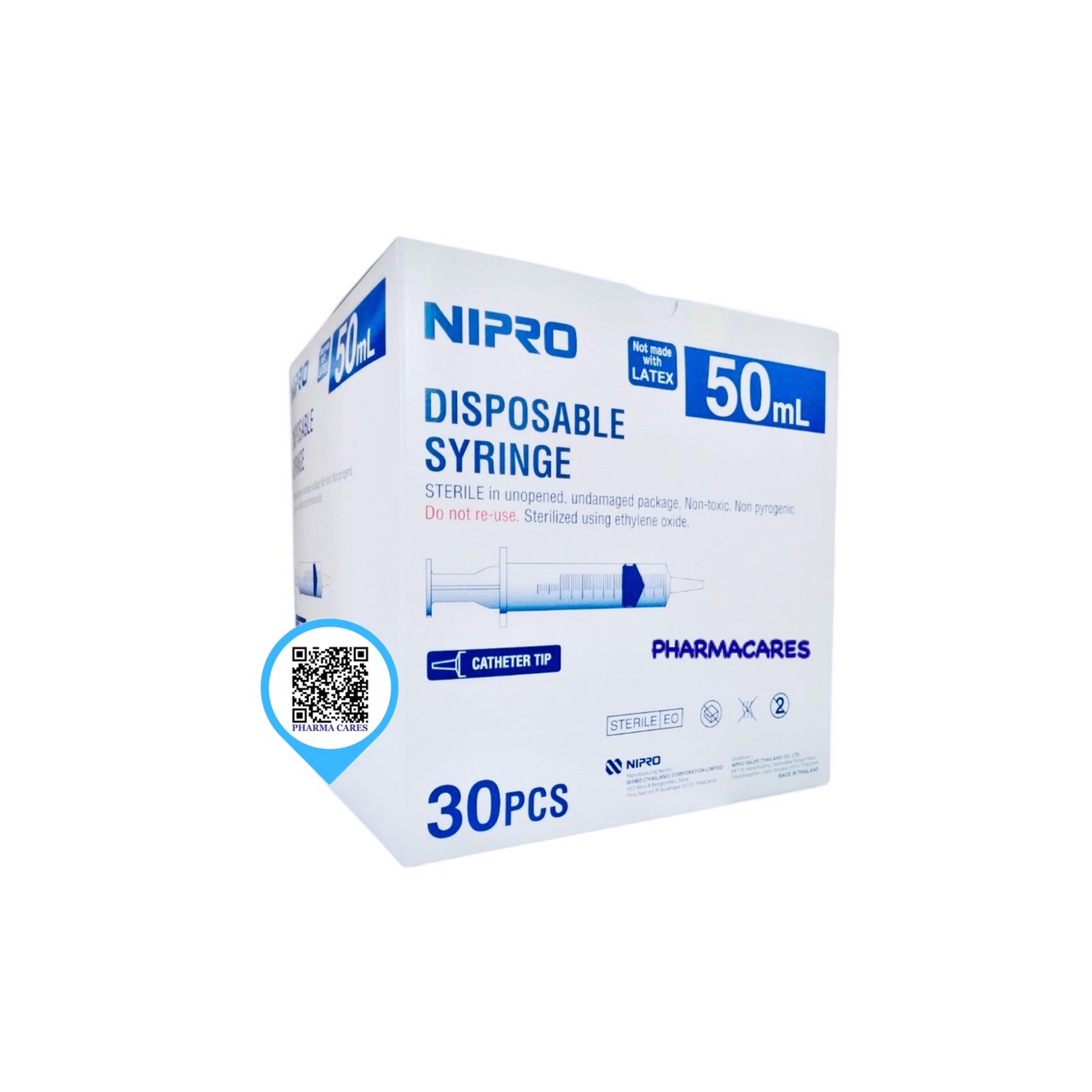 NIPRO SYRINGE 50 ML (หัวกลาง)