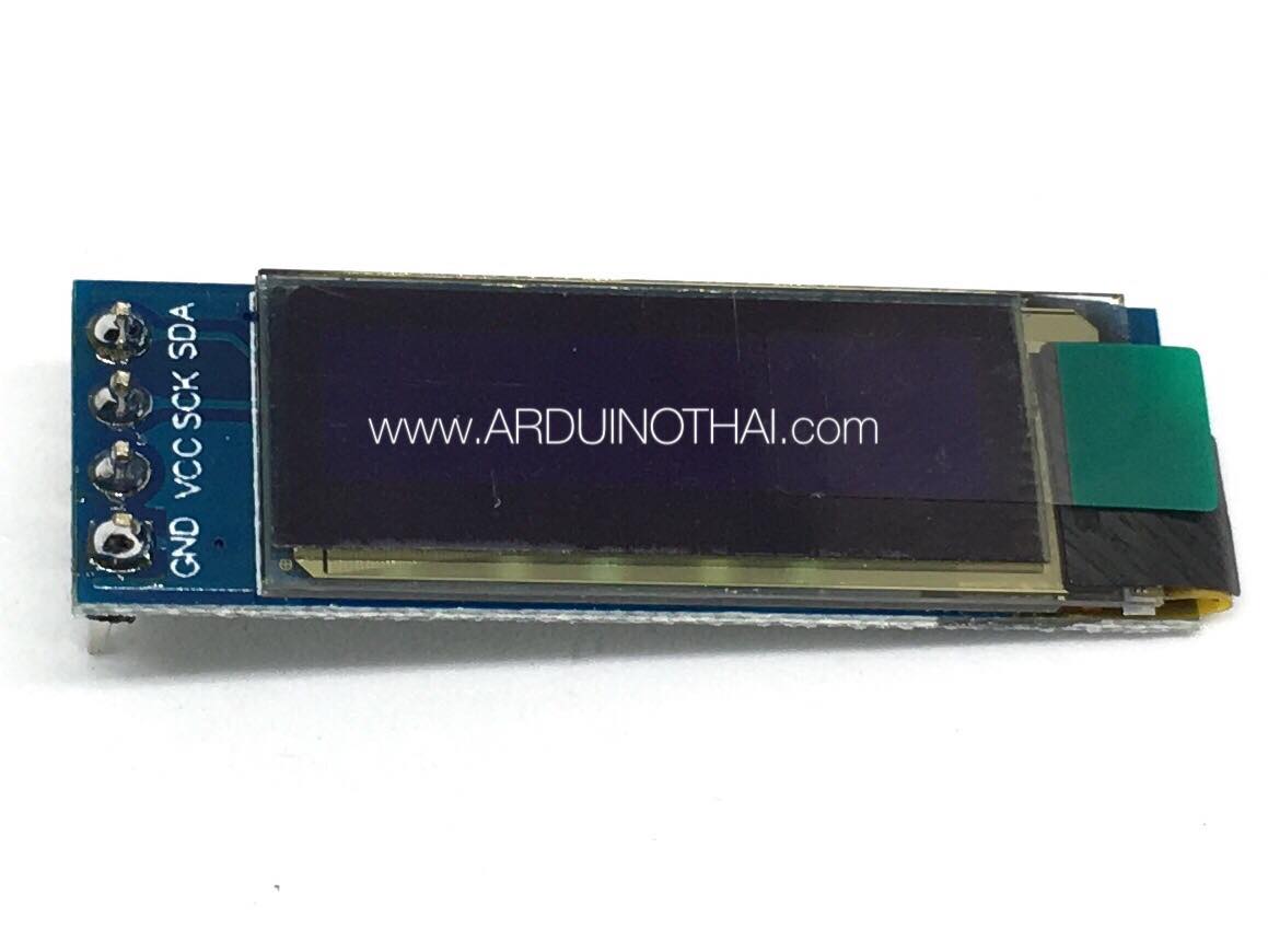 0.91-inch OLED White Display Module (128x32)