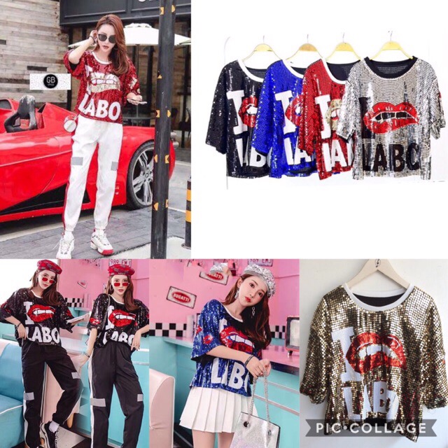 เสื้อปักเลื่อม I💋LABO เสื้อปักเลื่อมวิ้งๆ วิบวับแวววาว
