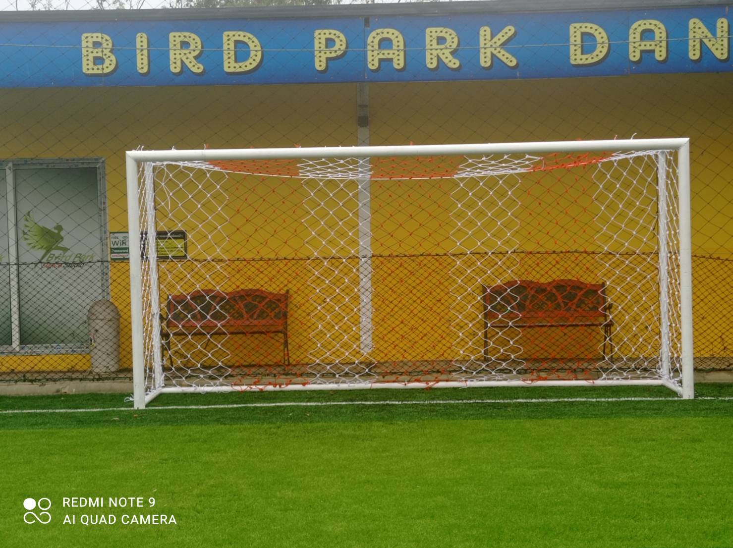 โกลฟุตบอล ประตูฟุตบอล GOAL FOOTBALL รับทำตามขนาด ถักสลับสีได้