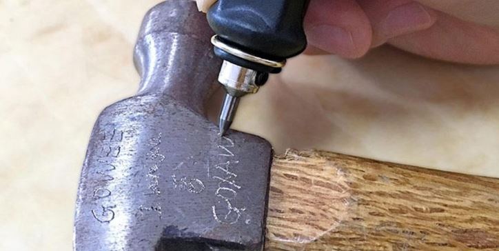 EG11 เครื่องแกะสลัก เหล็ก หิน กระจก กระเบื้อง พลาสติก รุ่นพกพา 25w