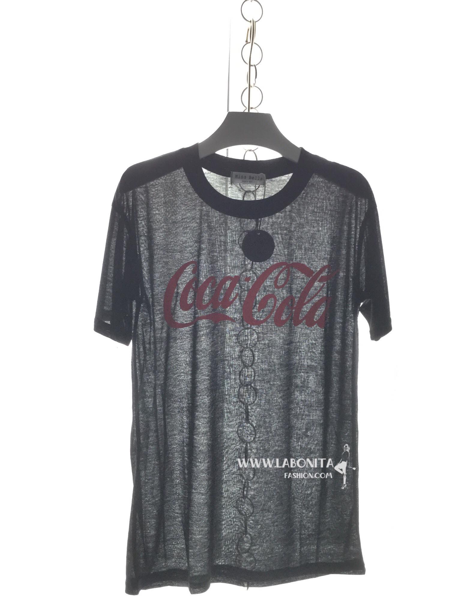 เสื้อโค้ก Coca Cola เสื้อยืดผ้าบางเฉียบทะลุทะลวงถึงใจ แต่ไม่โป๊ค่ะ ผ้านุ่มมากกก
