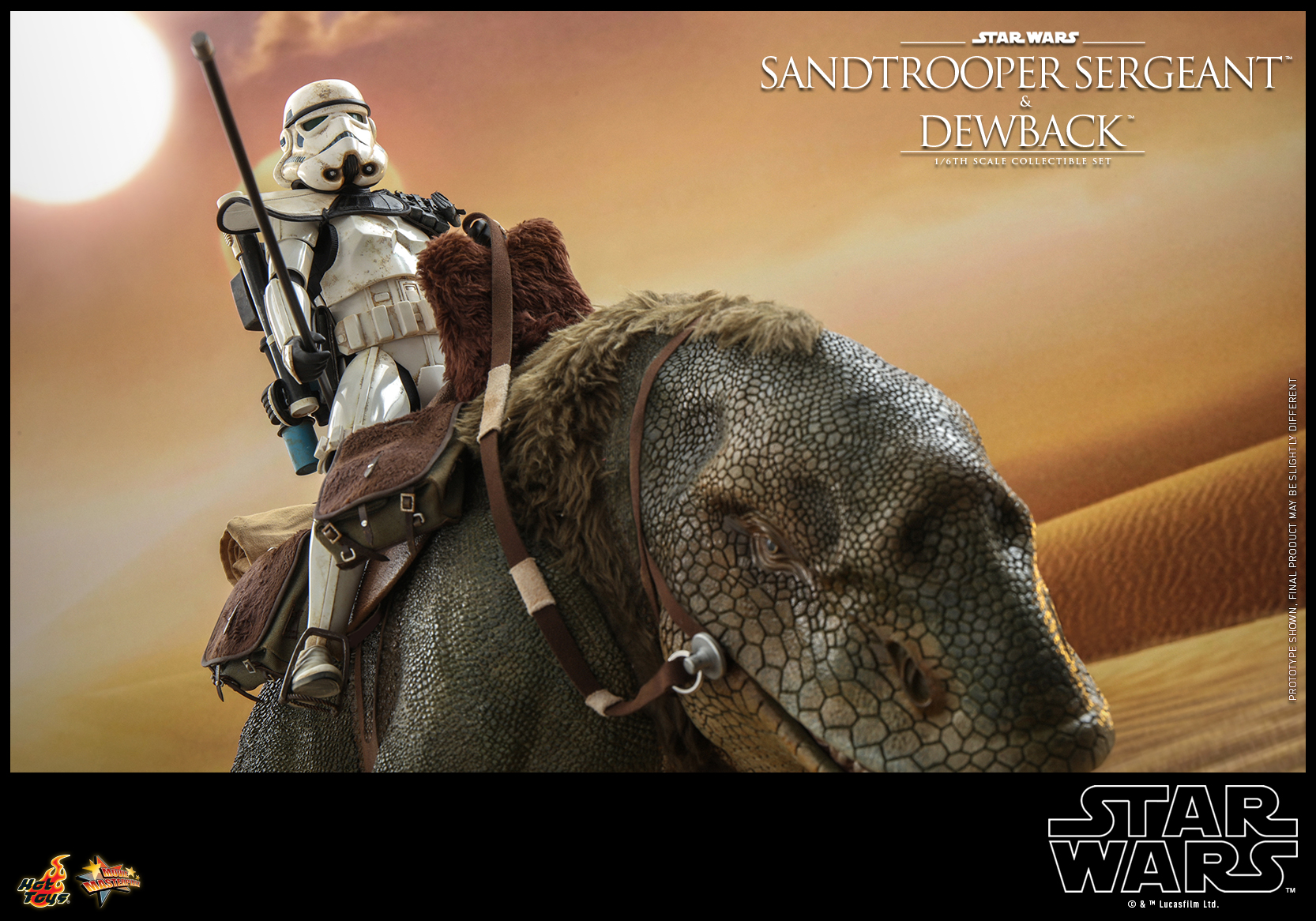 Hot Toys MMS722 1/6 Star Wars Episode IV: A New Hope™ - Sandtrooper Sergeant™ & Dewback™