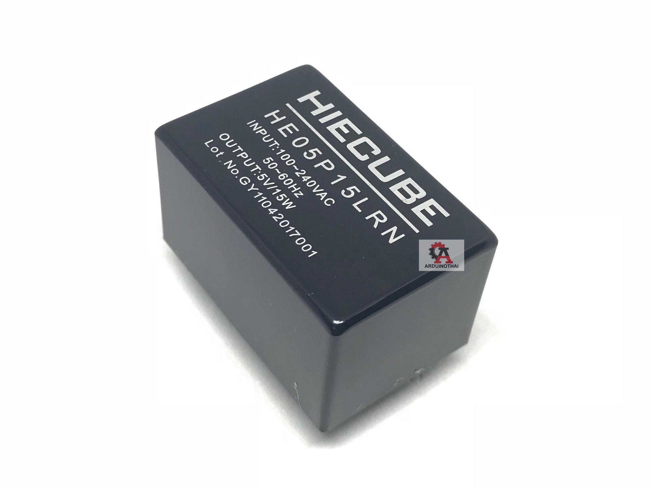 Switching Power Supply HIECUBE 220V to 5V 3A 15W แปลงไฟ 220V เป็น 5V กระแส 3A