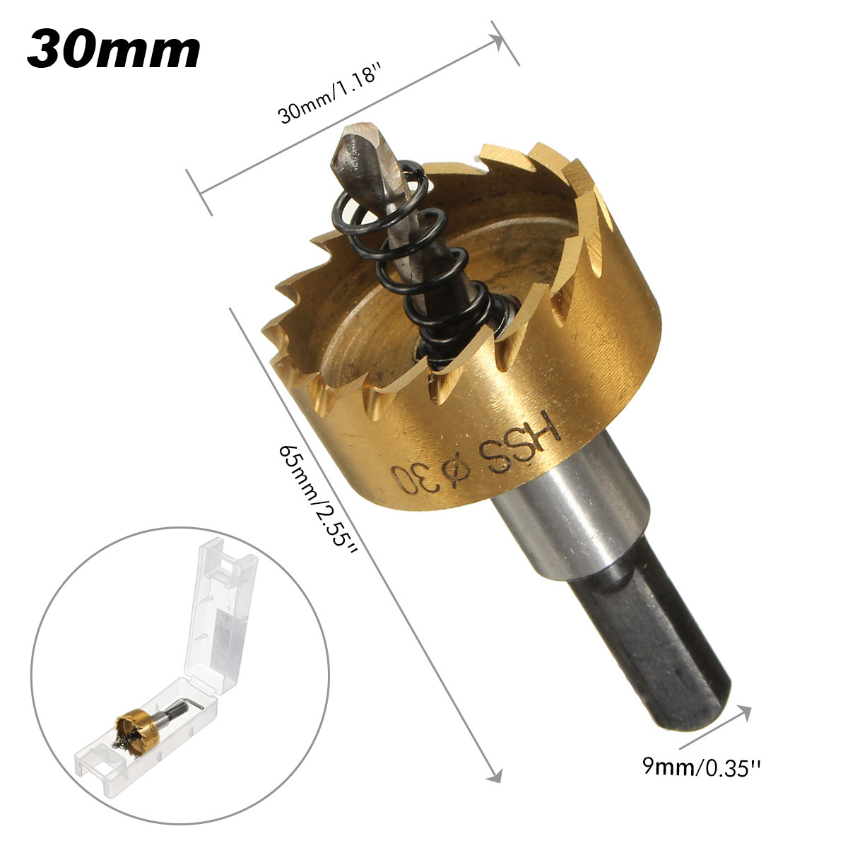 DM03 ชุดดอกโฮลซอร์ เจาะเหล็ก อลูมิเนียม 16-30 มิล ชุด 5 ดอก