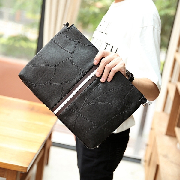 พร้อมส่ง กระเป๋าคลัทซ์ผู้ชายใส่โทรศัพท์มือถือ แฟชั่นเกาหลี