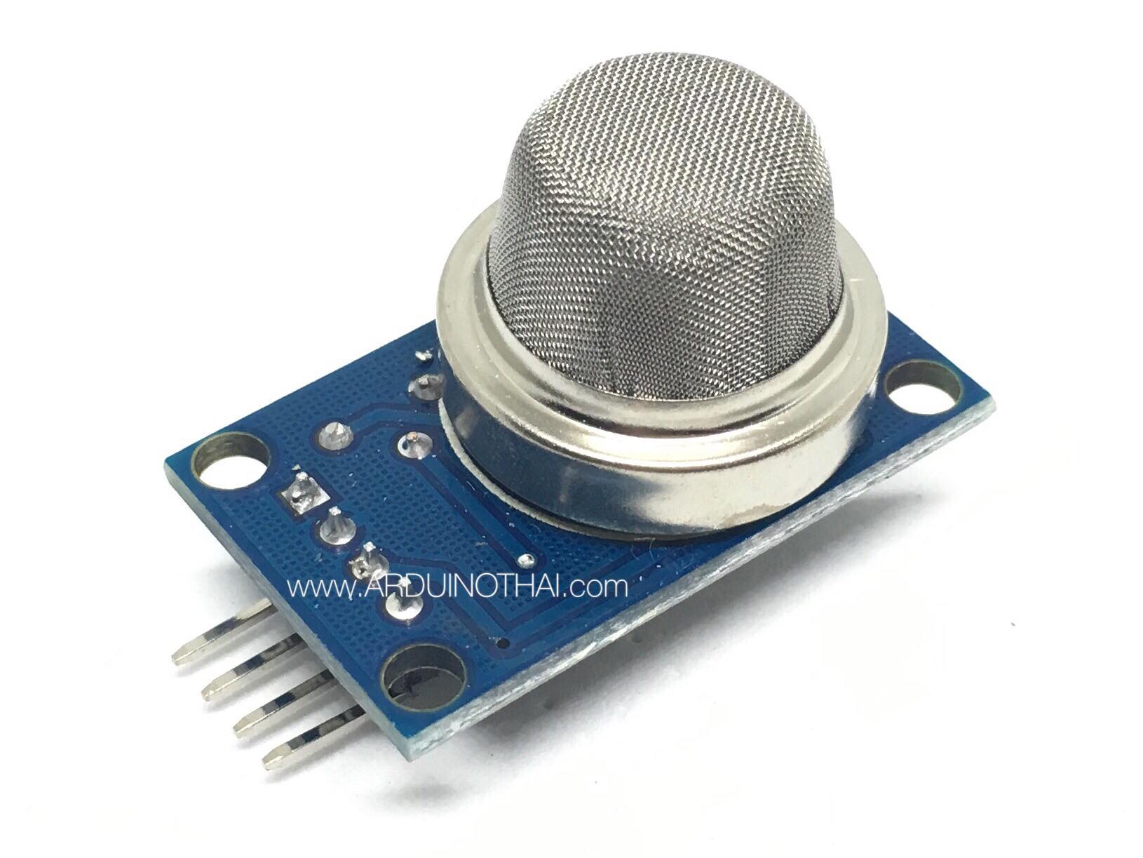 เซนเซอร์ตรวจจับควัน แก๊สมีเทน LPG/CO Smoke and Gas Sensor (MQ-2) สต็อกไทยส่งไว