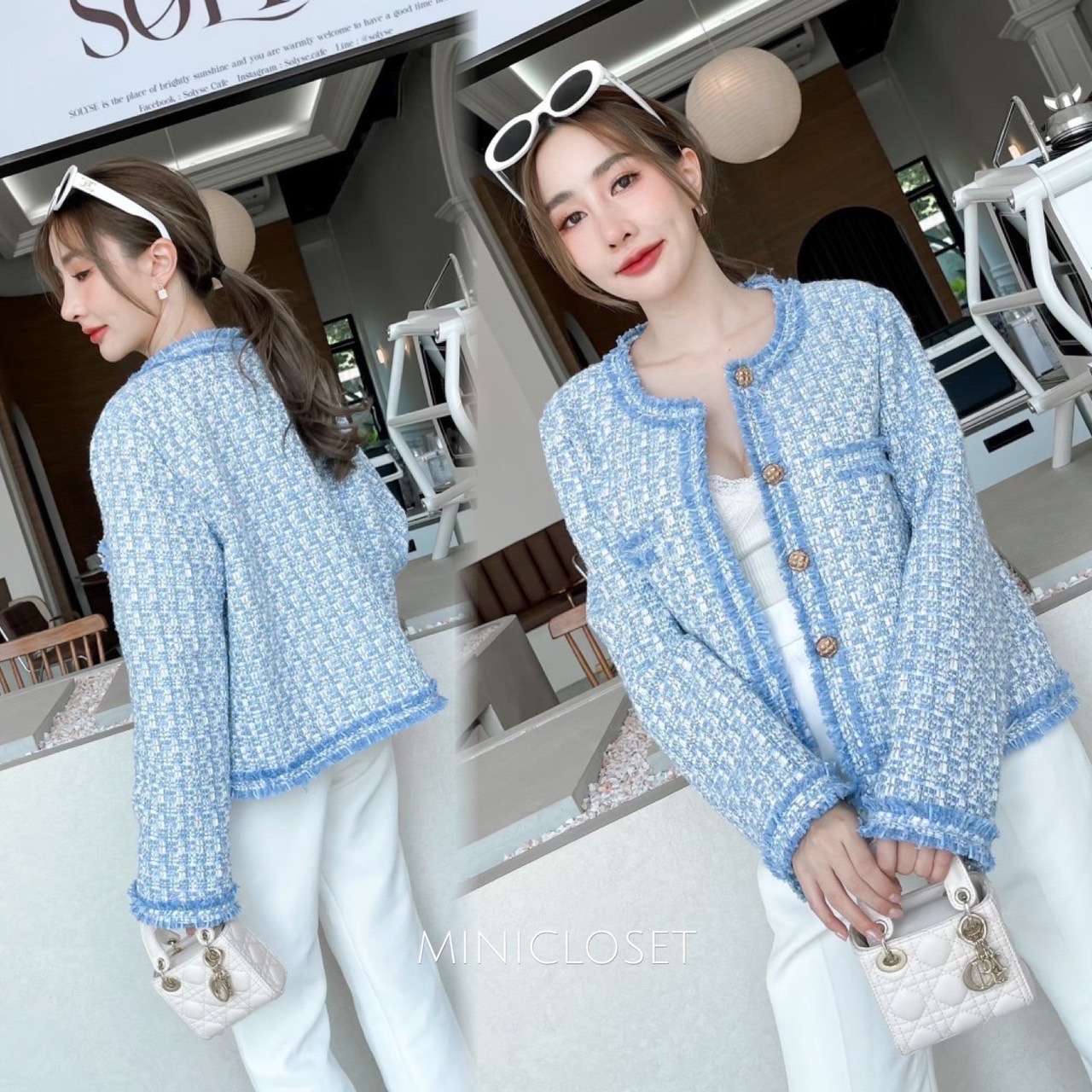 เสื้อคลุมผ้าทวีตสวยๆ