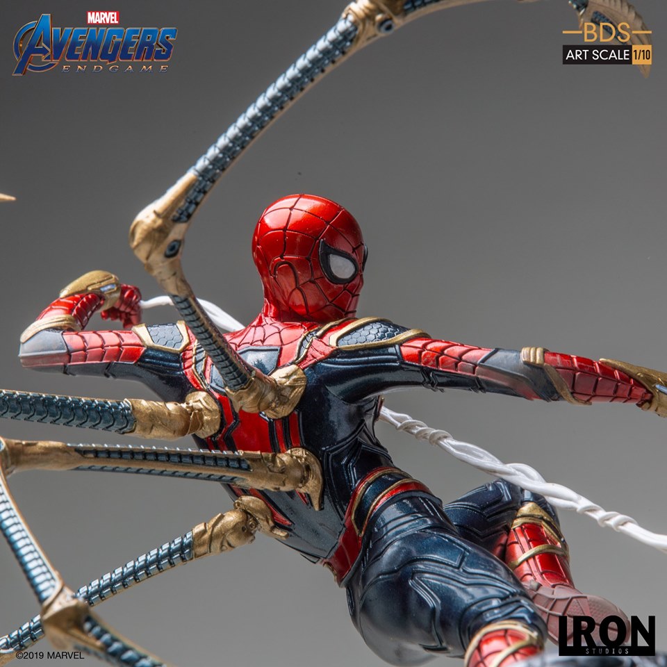 Iron Studios BDS Art Scale 1/10 Avengers: Endgame - Iron Spider Vs Outrider