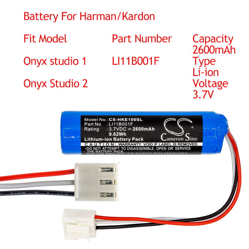 ขายแบตเตอรี่อะไหล่ สำหรับเปลี่ยน สำหรับ Harman/Kardon Onyx studio 1, Onyx Studio 2