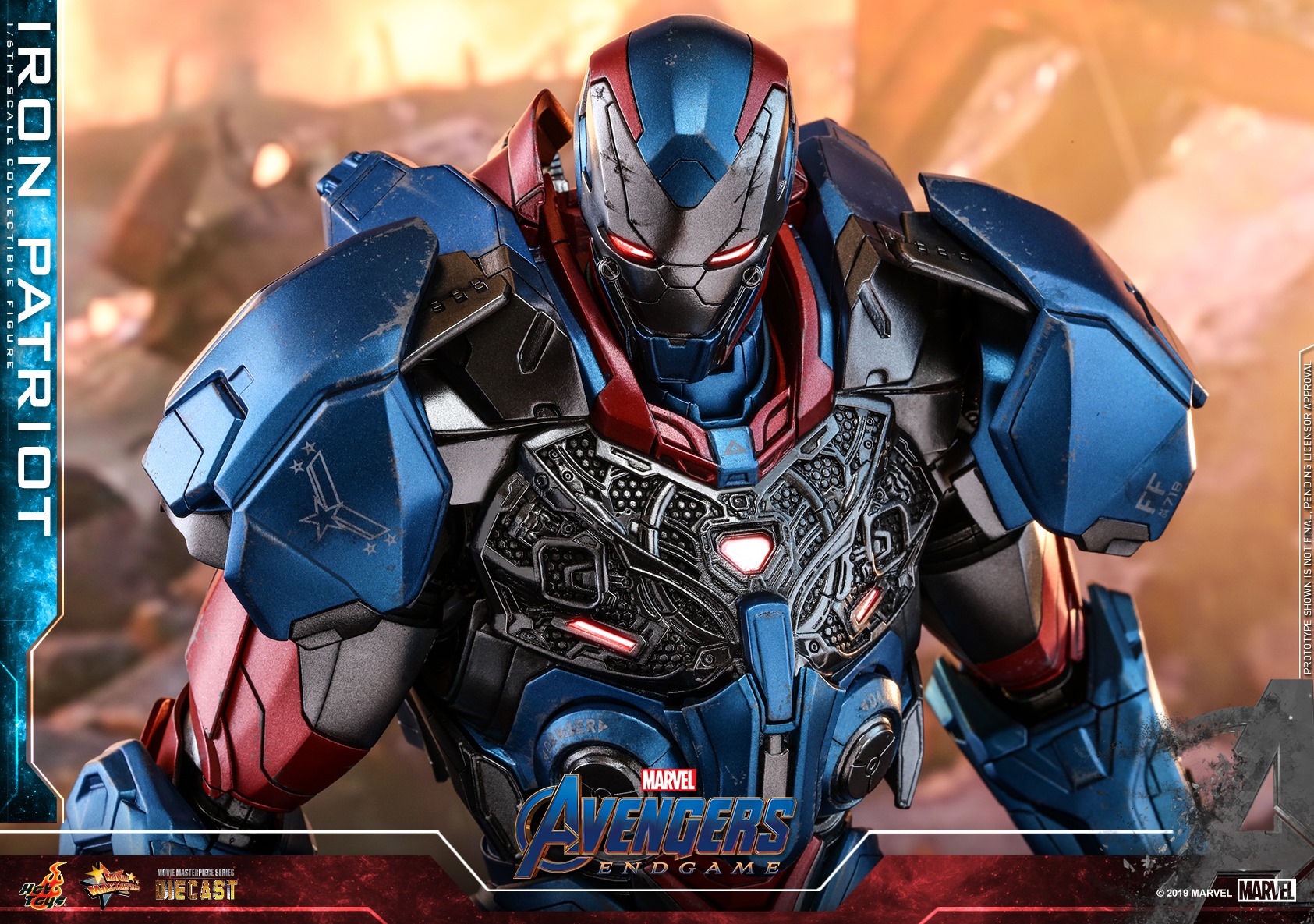 Hot Toys MMS547D34 Avengers: Endgame 1/6 Iron Patriot